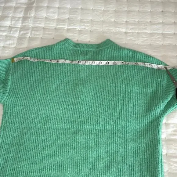 A New Day Cherry Motif Sweater Women's M | Mint Green | Crew Neck Knit | NWT - Picture 9 of 11